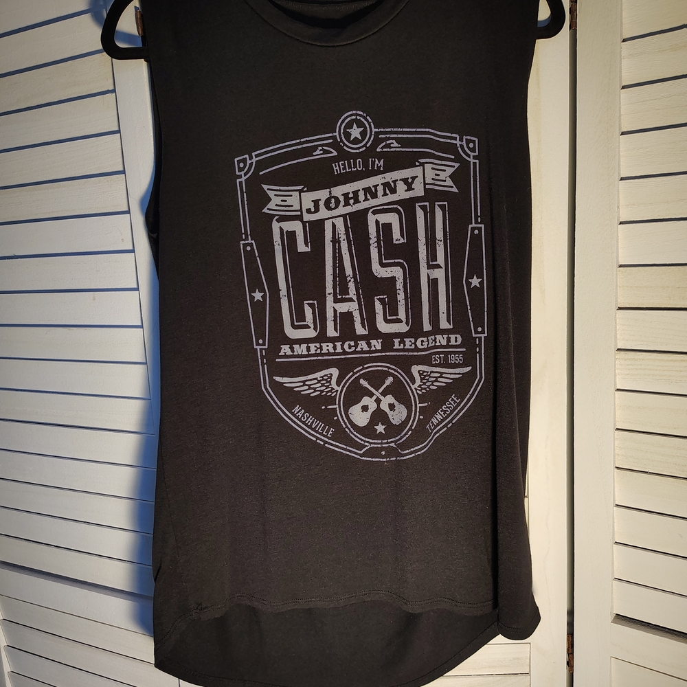 Johnny Cash Graphic Tank Top